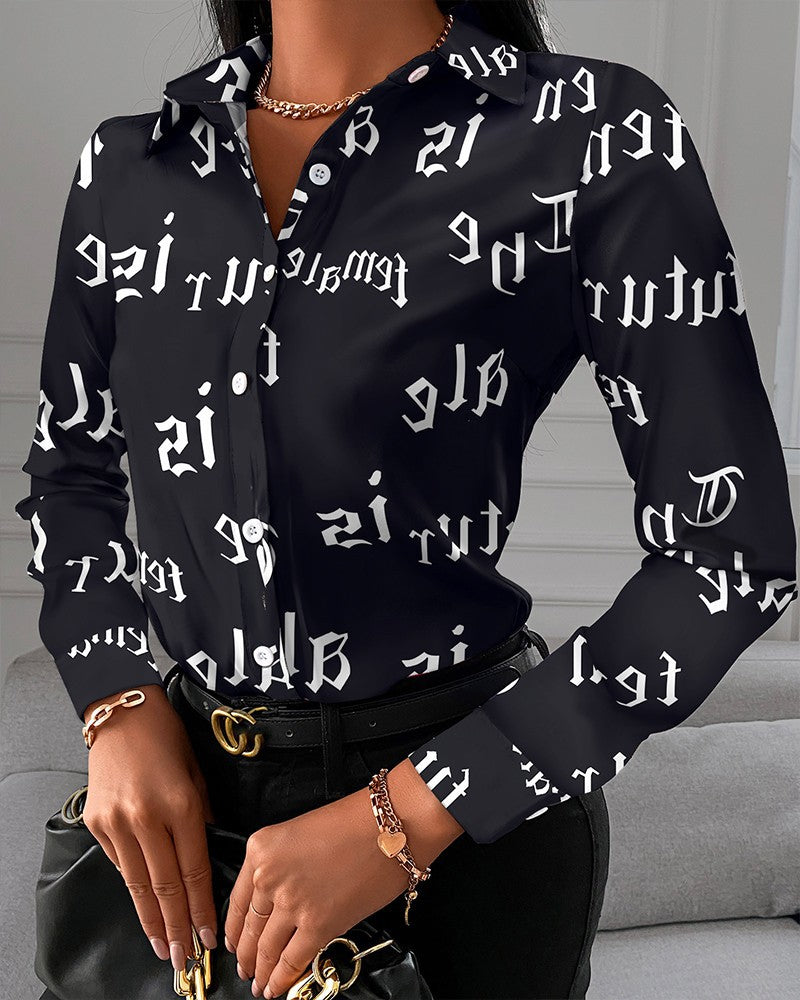 Single Breasted Cardigan Shirt – Top Shirt for Spring Autumn Long Sleeve