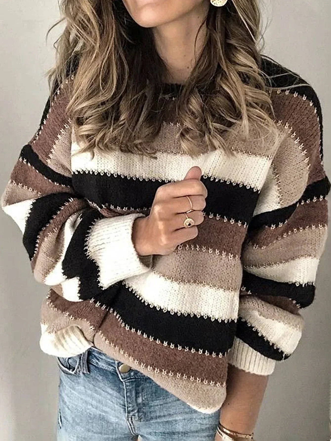 Lieke® | Elegant multicolored sweater for women