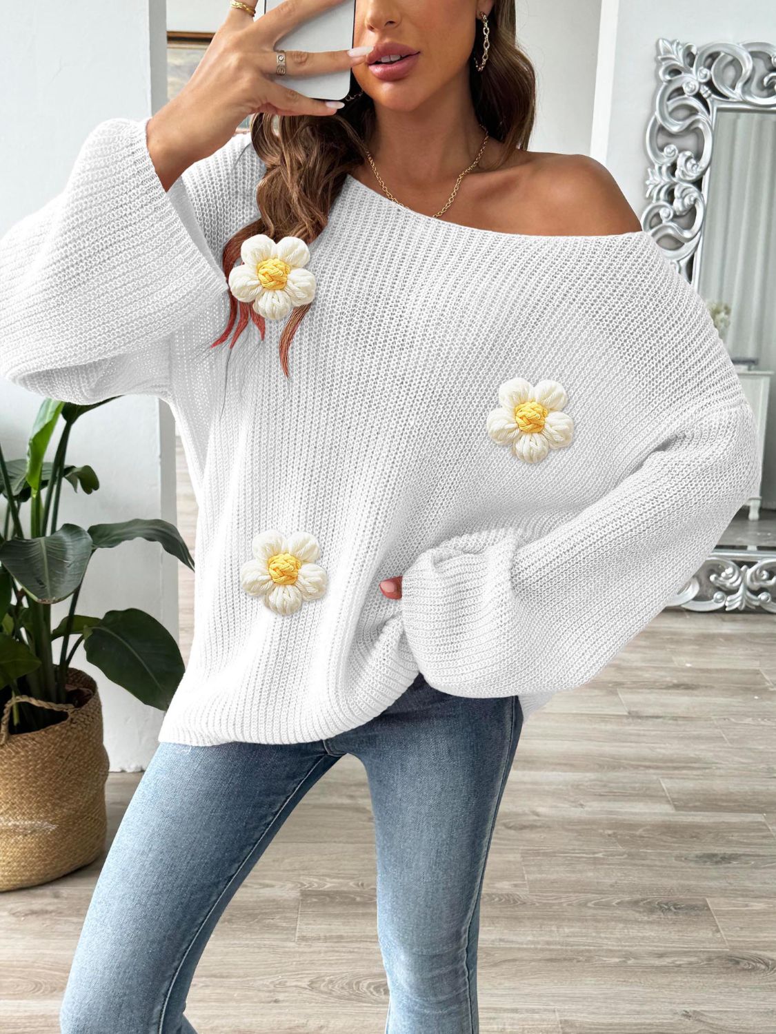 Gracefully Designed Sweater