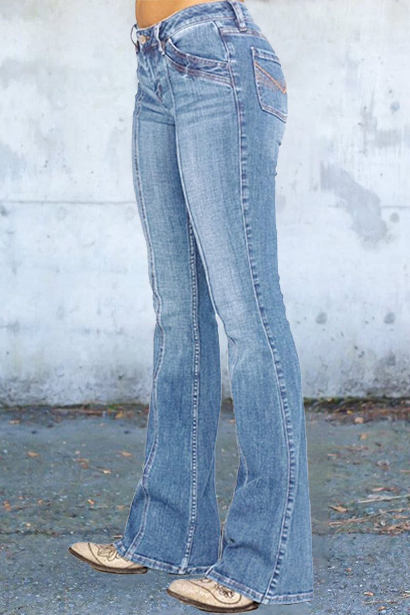 Street Color Skinny Denim Jeans