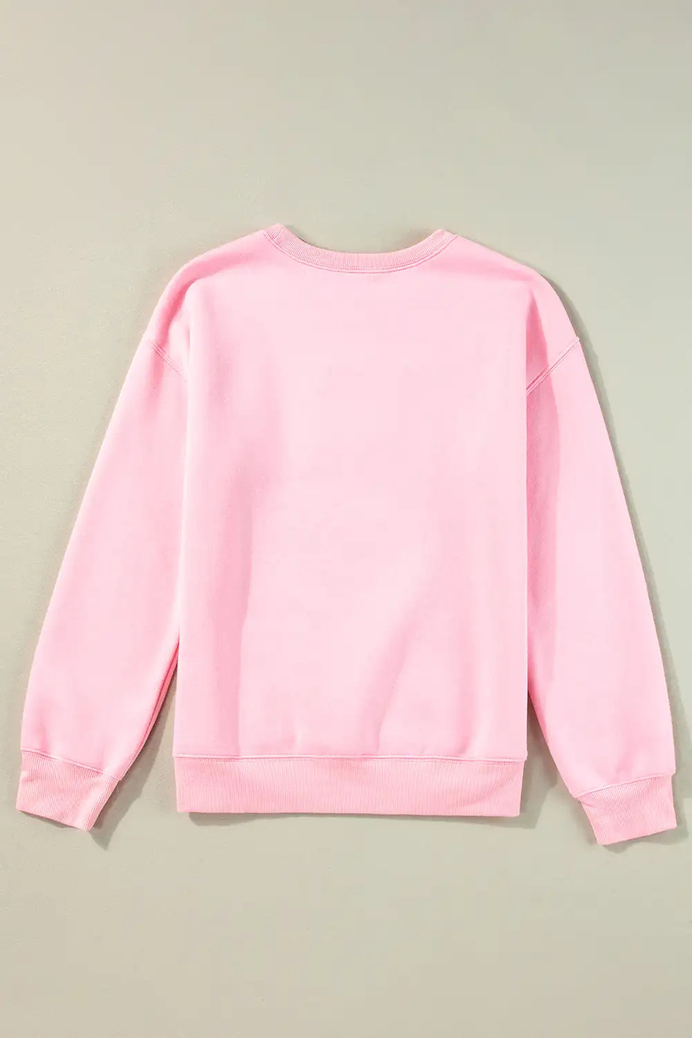 Pink Lover Puff Print Sweatshirt