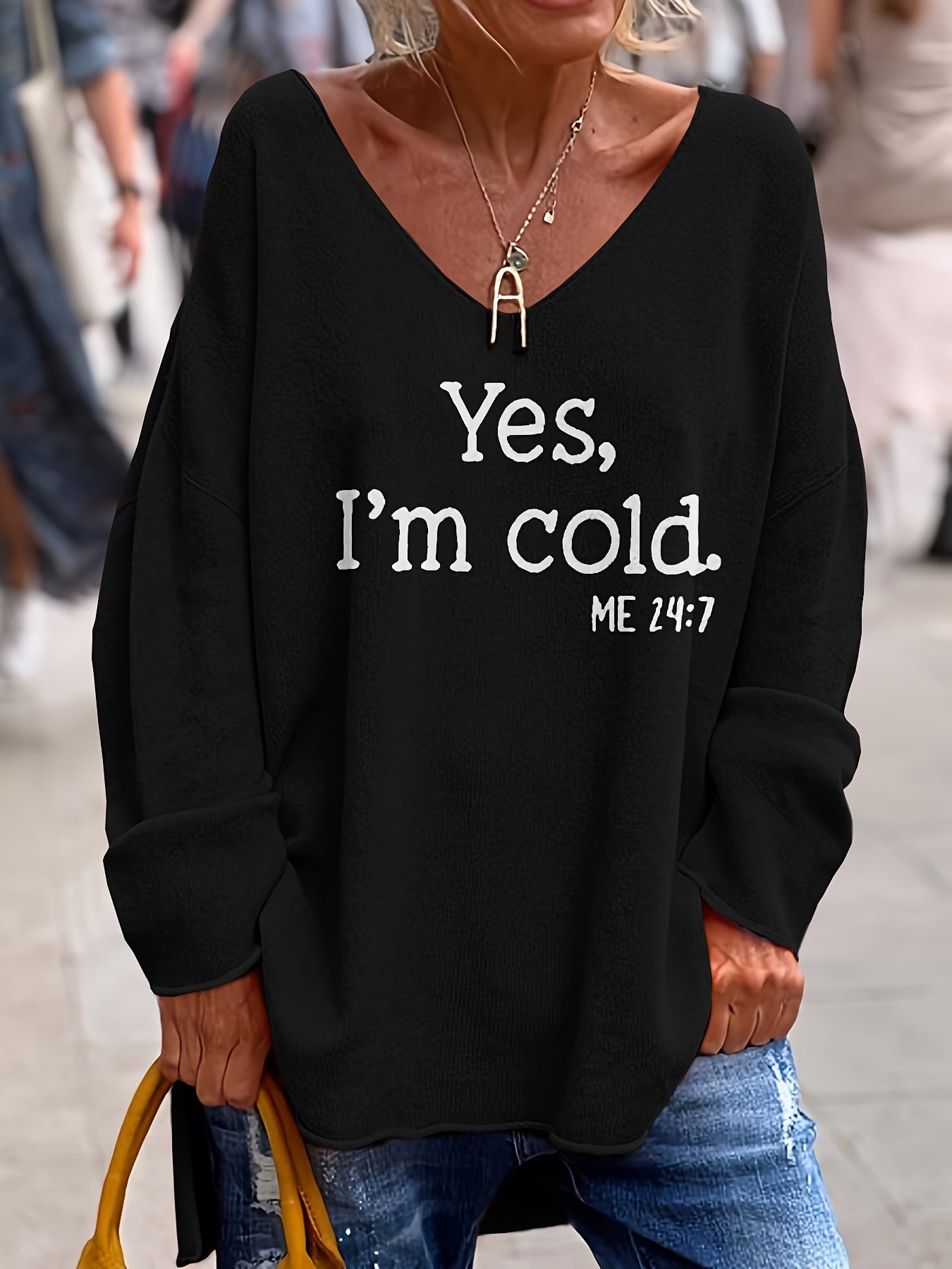 Gracefully Designed Sweater