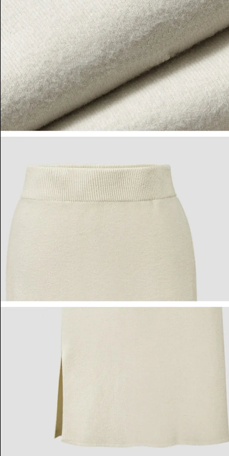 Knit Midi Skirt