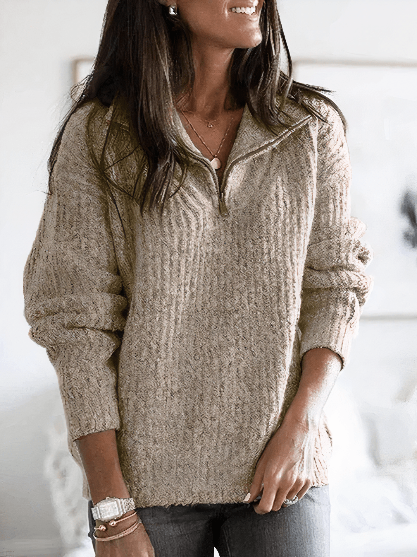 Gracefully Designed Sweater