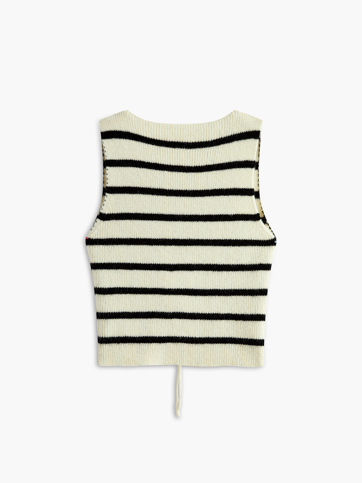 V-neck Striped Tie Sweater Vest