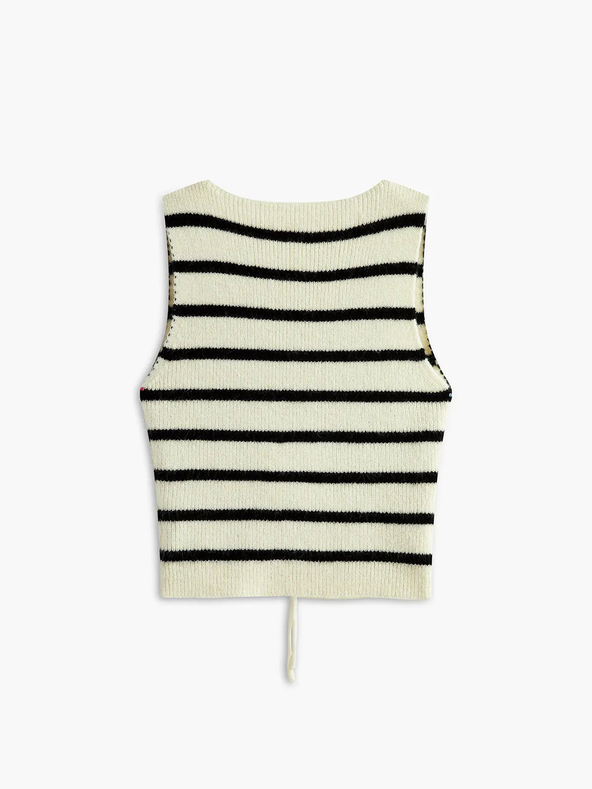 V-neck Striped Tie Sweater Vest