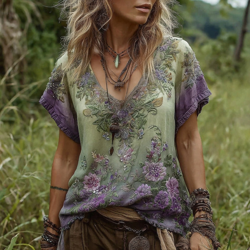 Purple green