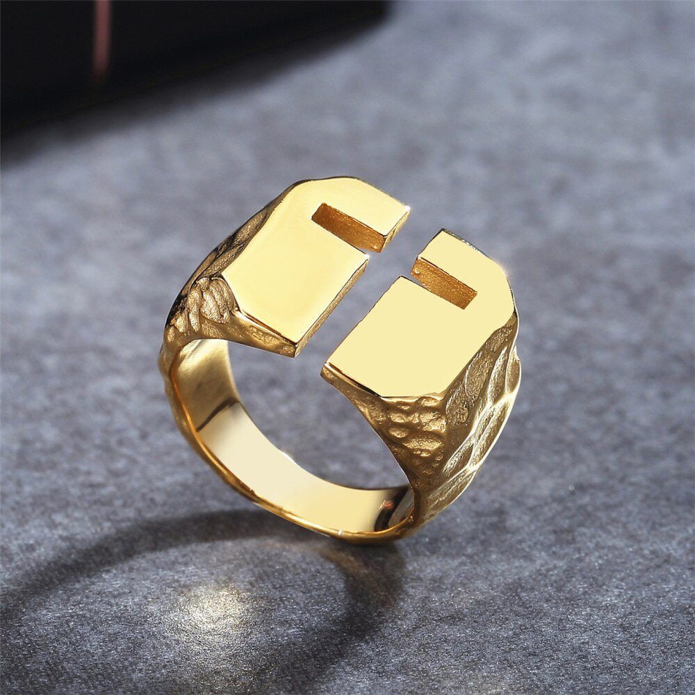 Hollow Cross Ring