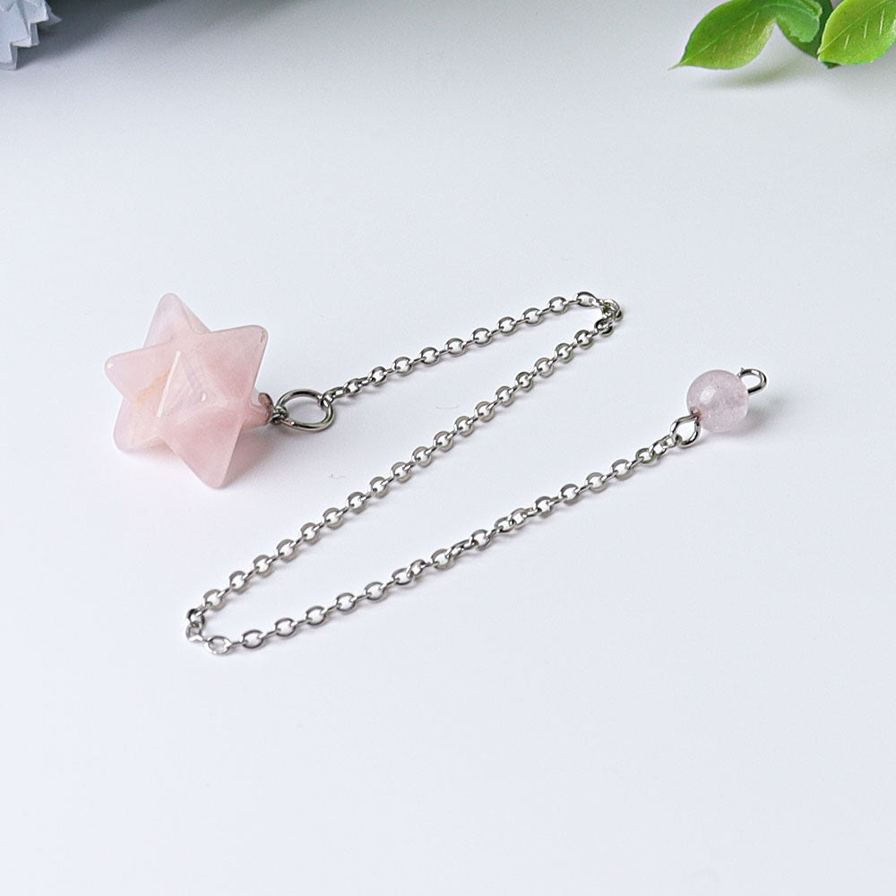 0.5 Inch Merkaba Pendulum Spiritual Necklace
