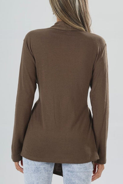Street Simplicity Bandage V Neck Tops(5 Colors)