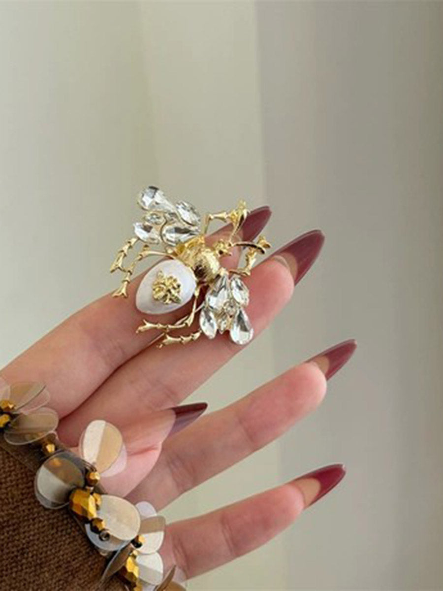 Insect Shape Rhine Stones Rings Accessories