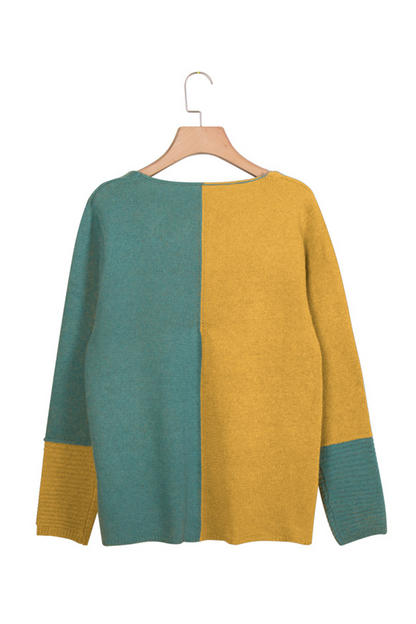 Color Lump Buttons V Neck Cardigans(4 Colors)