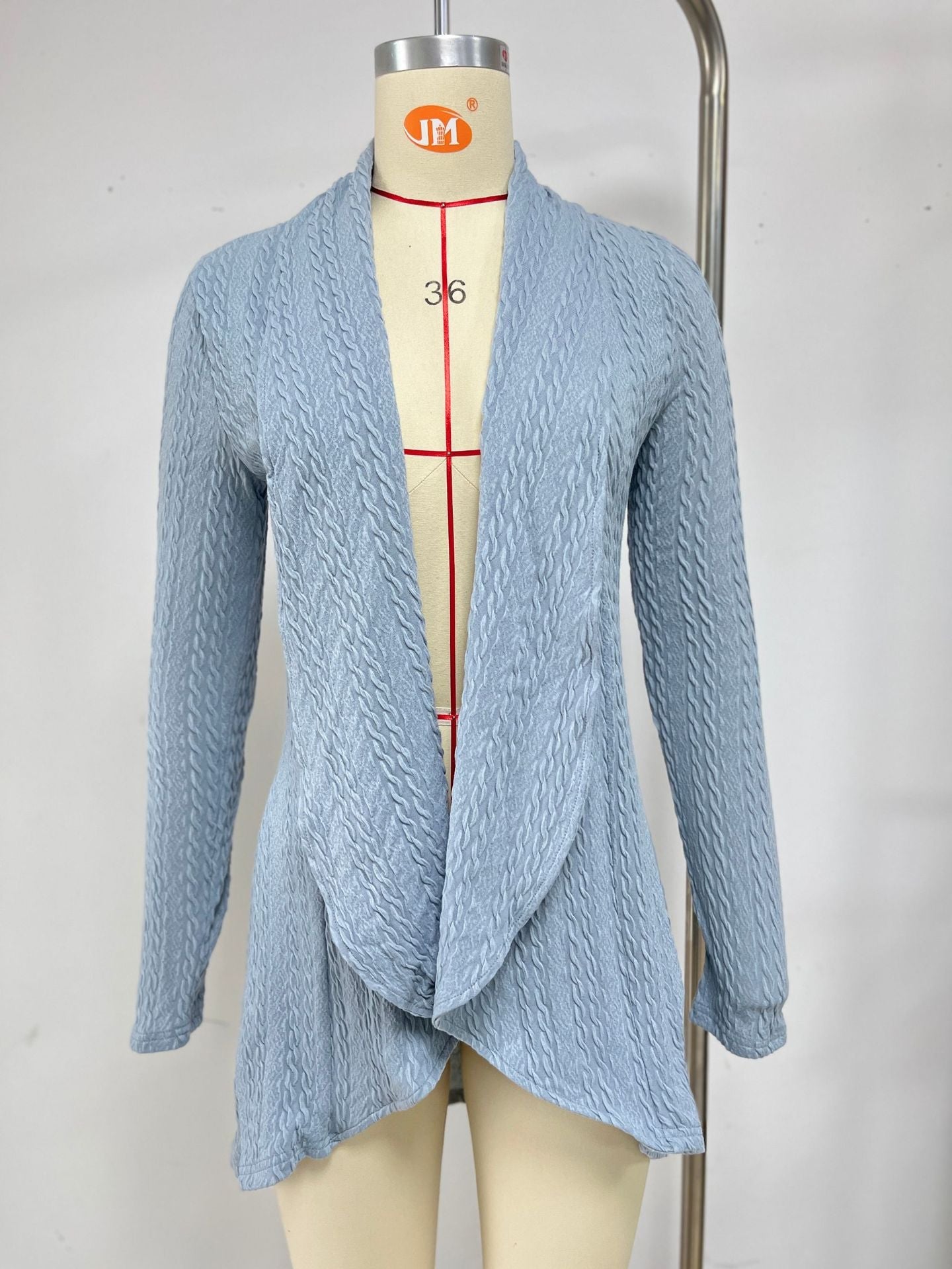 Autumn Winter Long Sleeve Color Loose Cardigan Top Knitting Coat