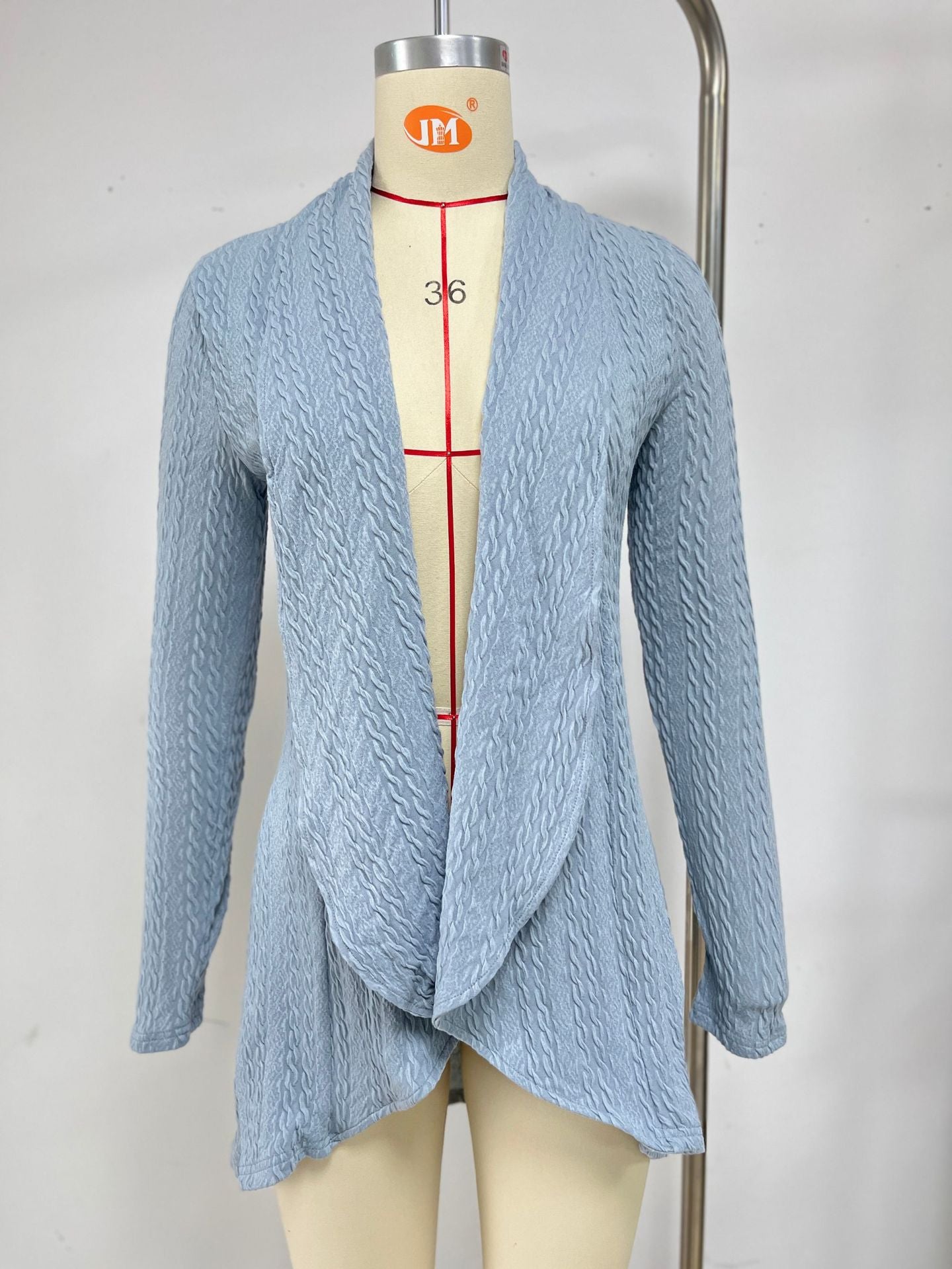 Autumn Winter Long Sleeve Color Loose Cardigan Top Knitting Coat