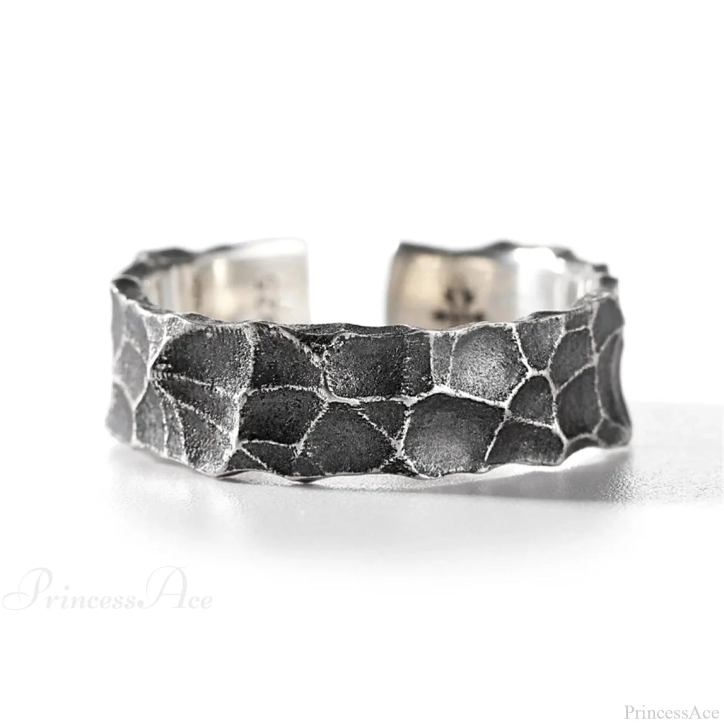 Stylish Silver Simple Gothic Ring