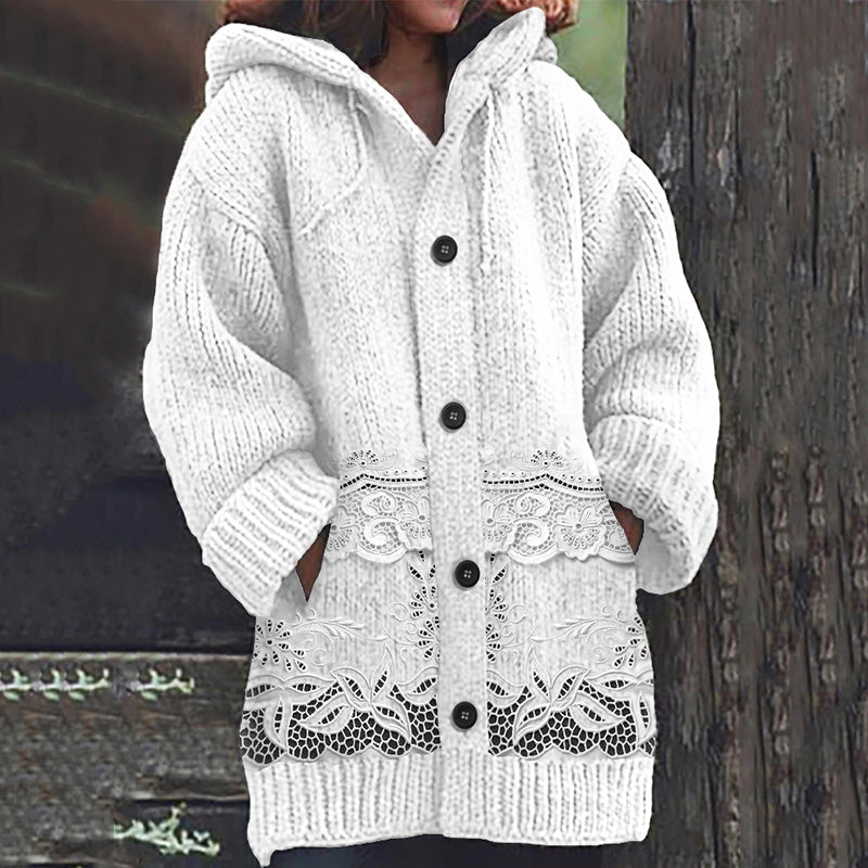 Vintage Embroidery Floral Knit Cozy Sweater elevenforest