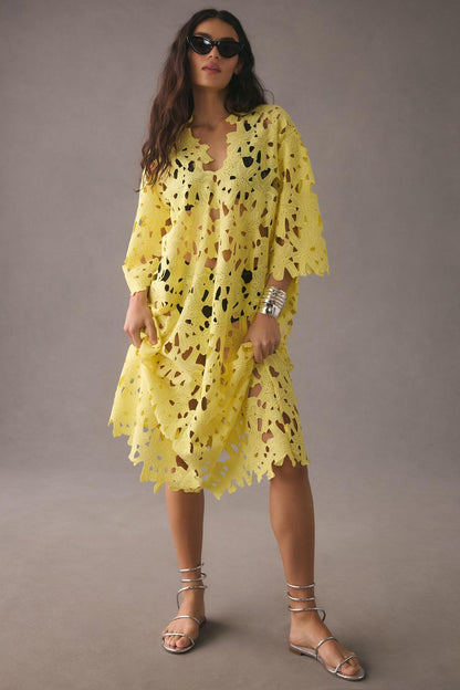 Loose Beach Vacation Blouse Lace Shirt