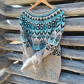 Vintage Icelandic Jacquard Knitted Pattern Cozy Sweater elevenforest