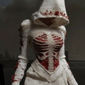 Comstylish Rose Skull Sequined Knitted Women's Hooded Sweater