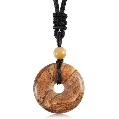 Spiritual Lucky Coin Pendant Necklace