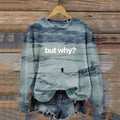Comstylish But Why? Nihilistic Penguin Crewneck Sweatshirt