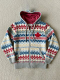 Men's Vintage Canada Maple Leaf Zipper Sweatshirt elevenforest
