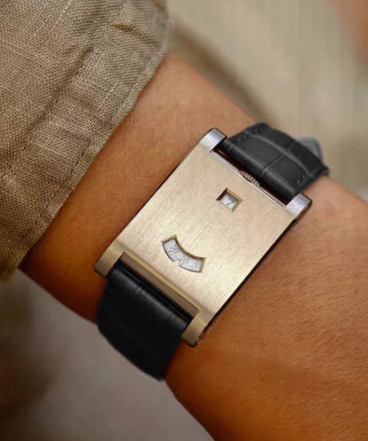 Silk Leather Patchwork Fine Steel Mechanical Watches