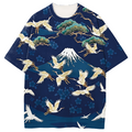 Comstylish Japanese Fuji Graphic Print T-shirt