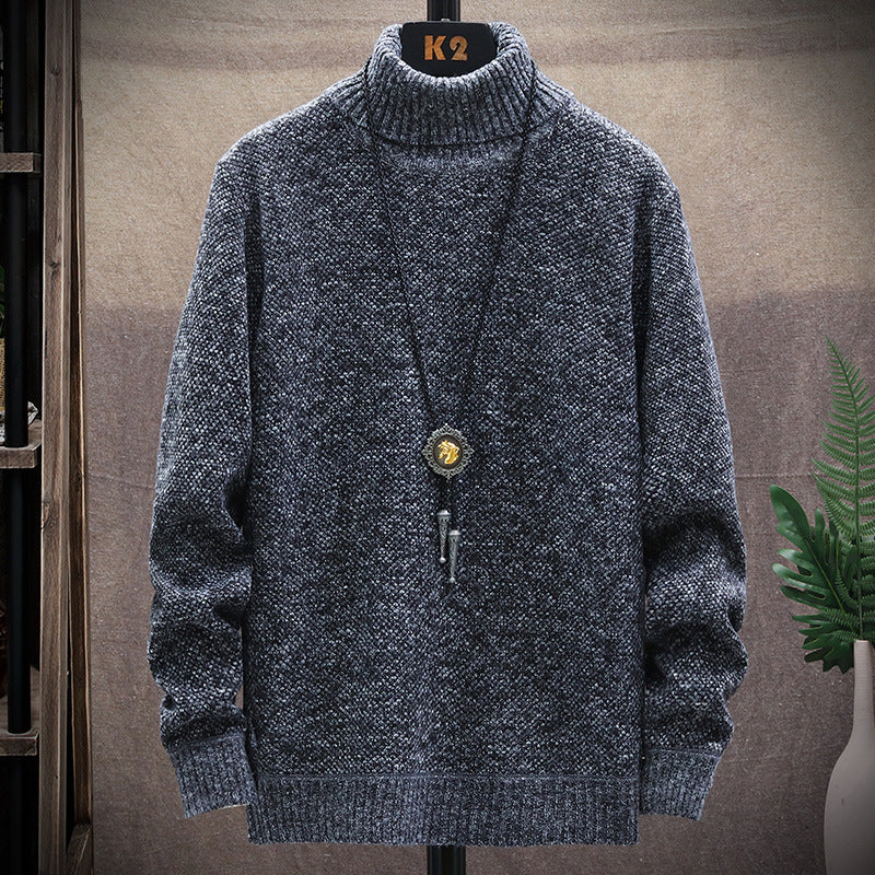 Men's Turtleneck Casual Pullover Sweater elevenforest