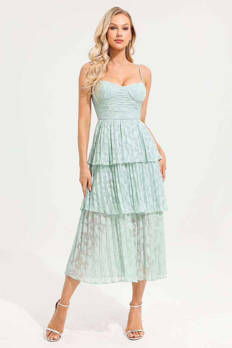 Cami Tiered Midi Dress