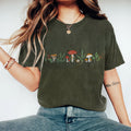 Comstylish Respect Local Wildlife Mushroom Embroidered T-shirt