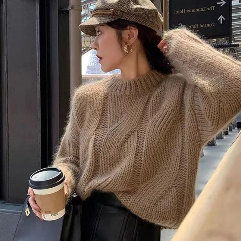 Mia® | Oversized knit sweater for women