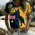Comstylish Women's Vintage Australian Holiday Short-sleeve T-shirt