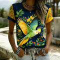 Comstylish Women's Vintage Australian Vacation Parrot Casual Comfort T-shirt