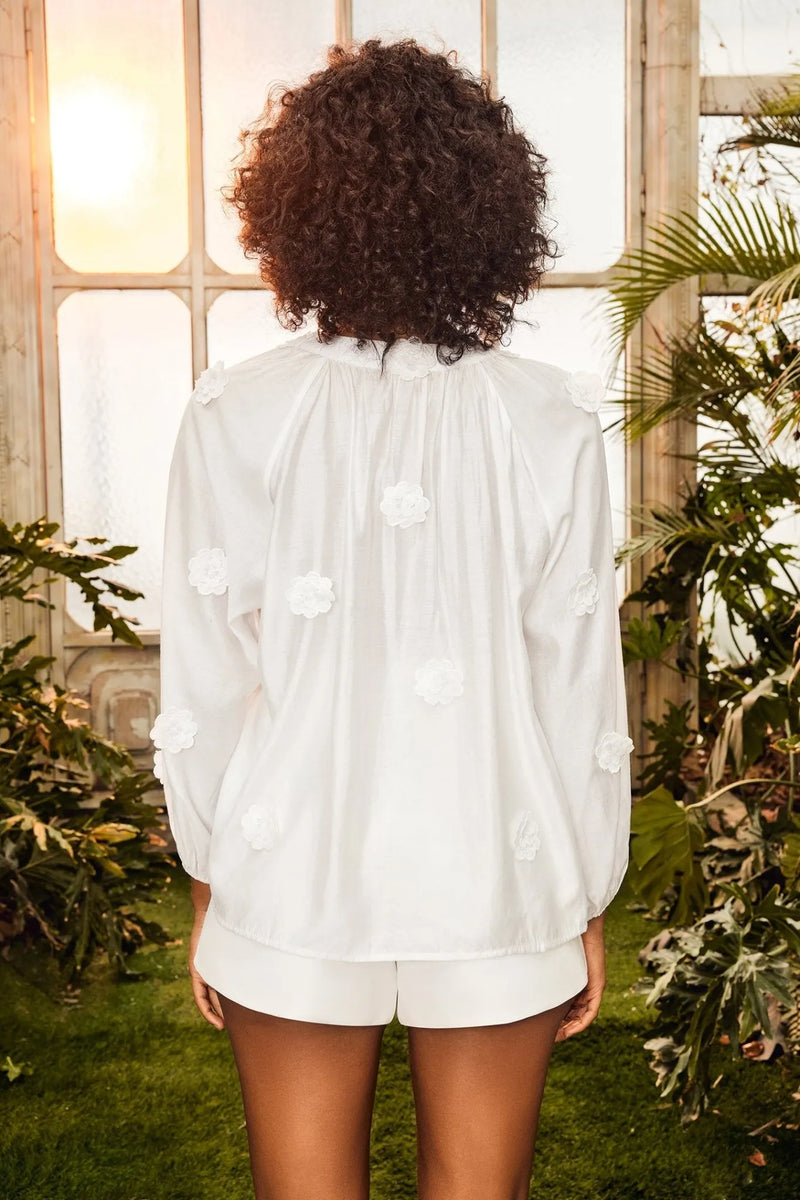 Ella V-neck Blouse