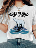 Comstylish Women's Greenland Won't Sell Short-sleeved Top