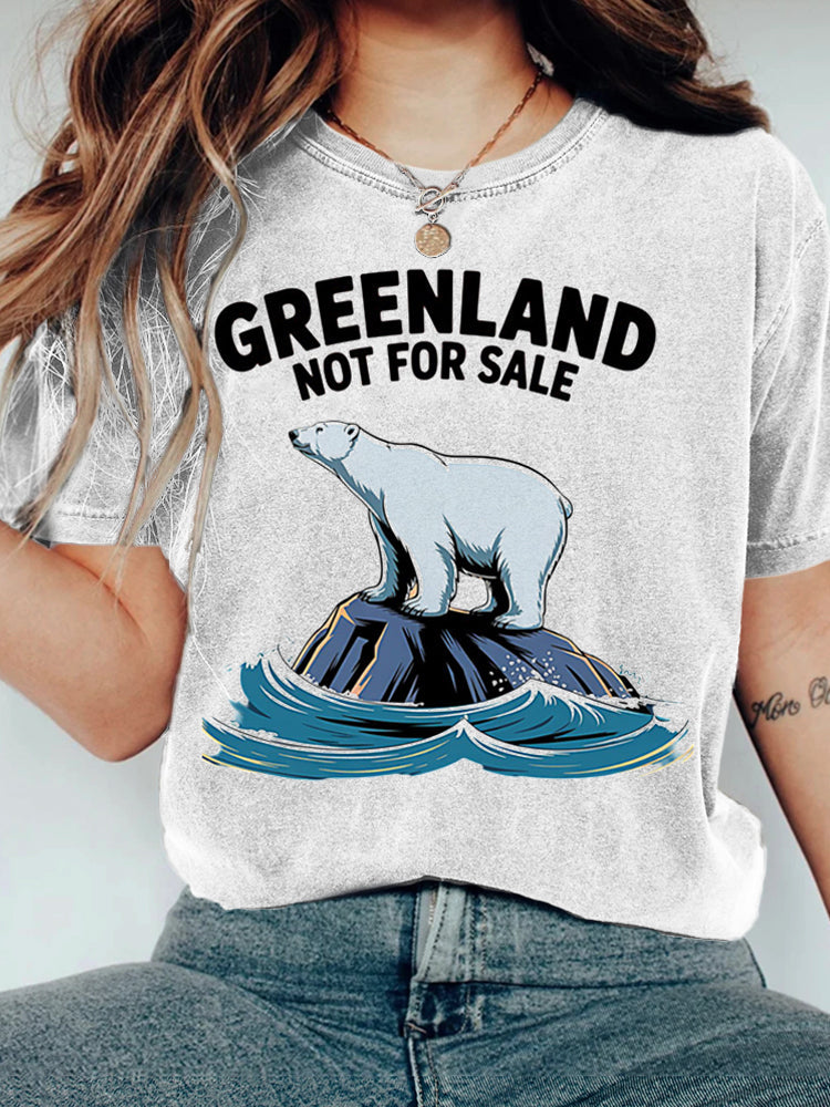 Comstylish Women's Greenland Won't Sell Short-sleeved Top