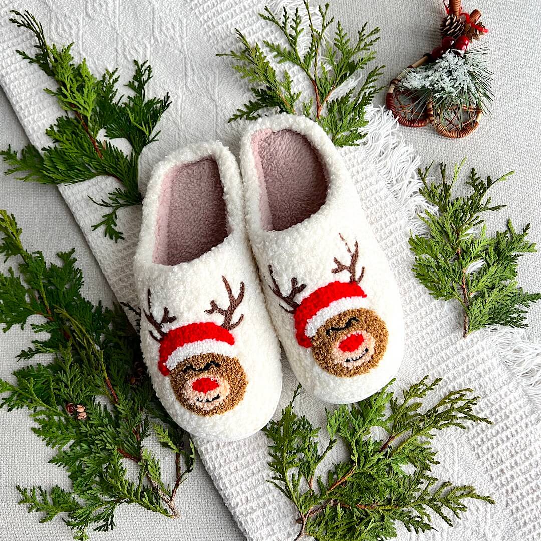 Joyful Christmas Slippers - Buy 1 Get 1 Free