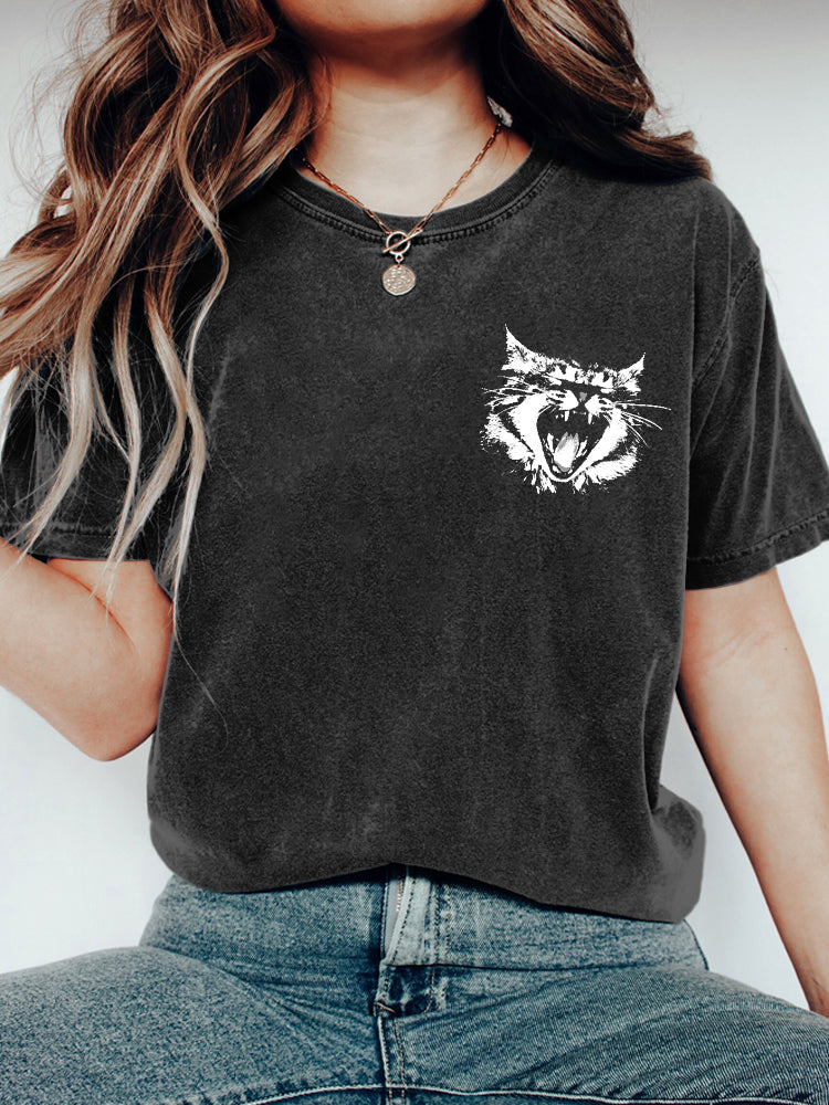 Comstylish Vintage Cat Art Women's T-shirt