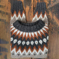 Vintage Icelandic Knit Jacquard Warmth Crew Neck Sweater（Unisex） elevenforest