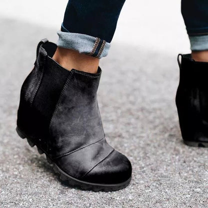 Wedge Ankle Booties