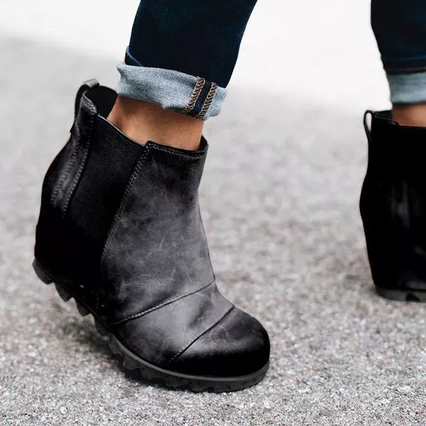 Wedge Ankle Booties