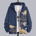 Men's Japanese Art Comfy Pocket Casual Hoodie elevenforest