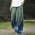 Women'S Japanese Wavy Pocket Loose Casual Pants elevenforest