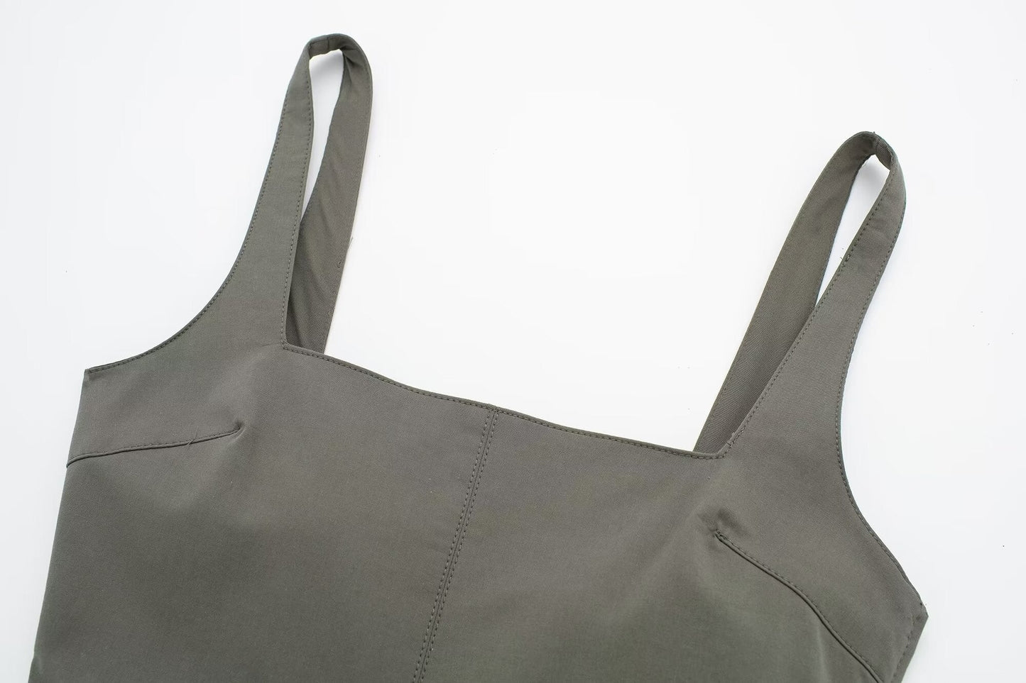 Laminated Decoration Windbreaker Fabric Slimming Camisole