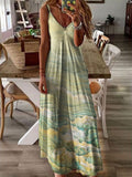 Waves Ancient Japanese Art Cami Maxi Dress elevenforest