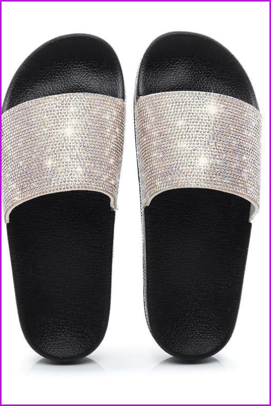 Rhinestone Diamond Bling Beach Slipper F068