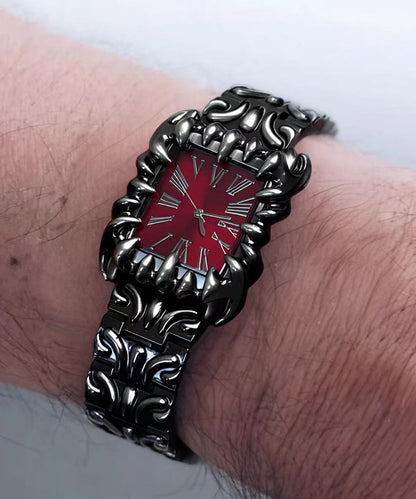 Boutique Black Stainless Steel Alloy Quartz Movement Watches