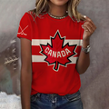 Abstract Retro Champion Canadian Hockey  Art Print T-shirt elevenforest