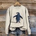 Comstylish Nihilist Penguin Be The Damn Penguin Vintage Sweatshirt